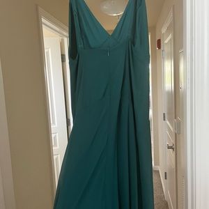 Lulu’s Lovely Still Maxi Dress - Forest Green